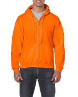 HEAVY BLEND™ ADULT FULL ZIP Kapucnis felső SWEATSHIRT S.Orange